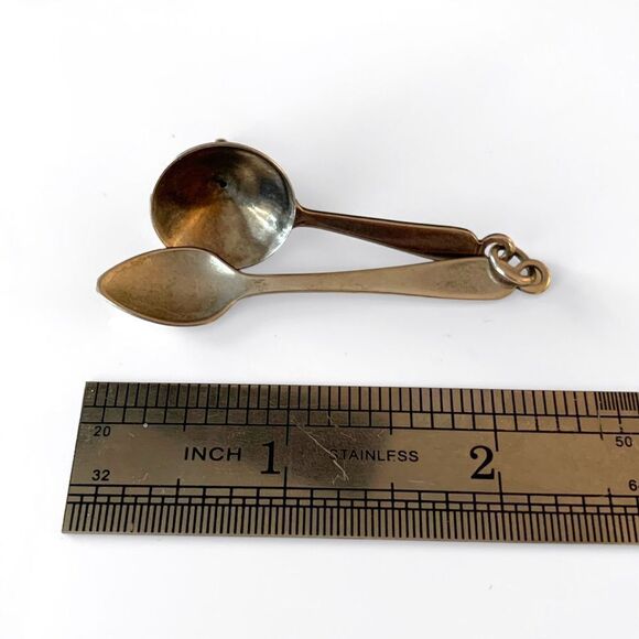 Vintage Ernest Steiner Miniature Perfume Funnel & Spoon - Picture 4 of 4